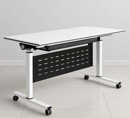 Office Table: Mobile Conference Foldable Office Table image 1