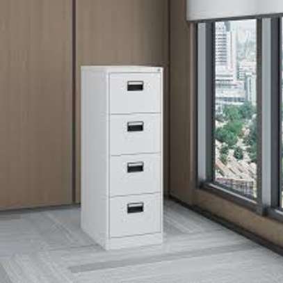 4 Drawer Steel Metal Filling Cabinet image 1
