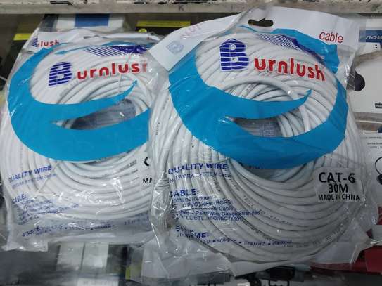 Cat6 Male RJ45 to Male RJ45 Ethernet Cable 30m image 1