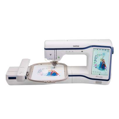 Embroidery Machine With Built-in Design and Sewing image 1