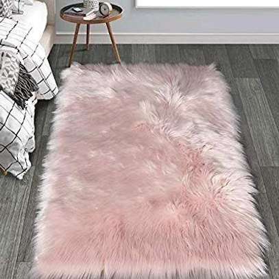 Fluffy bedside mats image 1
