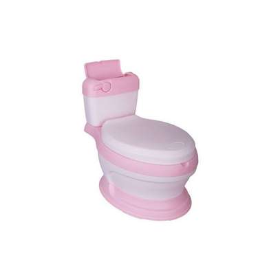 BABY POTTY TRAINING TOILET WITH COMFORTABLE BACKREST / SEAT image 4