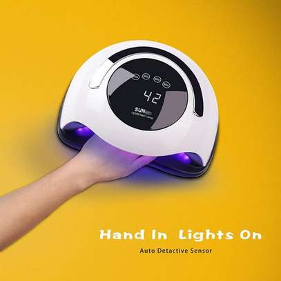 sun UV LED Nail Lamp, 120W Faster Gel Nail Dryer Professional Curing Lamp image 2