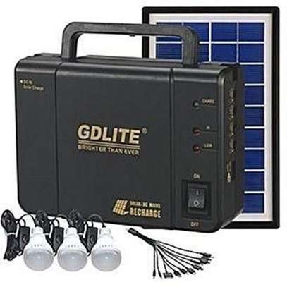 GDLITE GD 8006 - Solar Panel, LED lights and phone charging Kit image 1