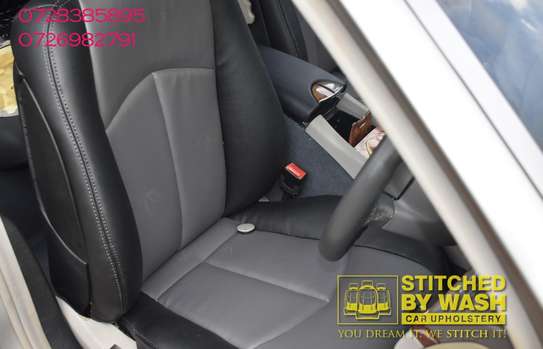 Mercedes C200 seat covers upholstery image 1