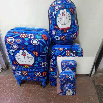 Cartoon themed 3 in 1 suitcases image 1