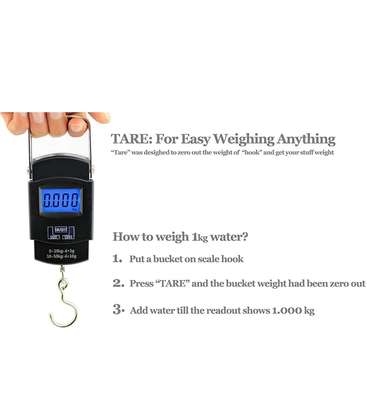 Electronic Scale Digital Portable 50Kg Weighing Scale image 2