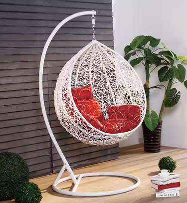 HOME CHAIR : White Hammock Home Chair image 5