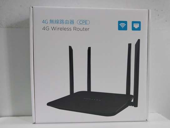 2.4GHz 300Mbps Cheap 4G LTE CPE Wireless Router With SimCard image 1