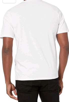 White V-Neck T-shirts image 1