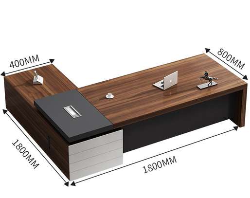 Office Desk:  L-Modified 180CM Working Desk image 4