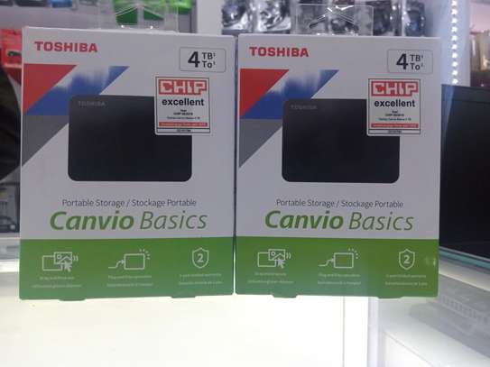 Toshiba Canvio Basics 4TB Portable External Hard Drive – (HD image 1