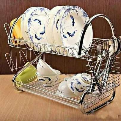 Nunix stainless steel 2 Tier Dish Drainer/Drying Rack - image 1