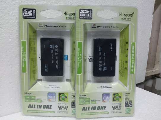 USB 2.0 All In One High Speed Multi Memory Card Reader image 1