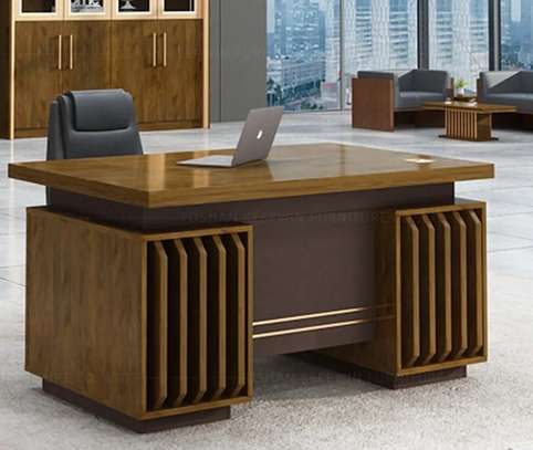 Office Desk: 1.4Meters Durable Wood Executive Desk image 4