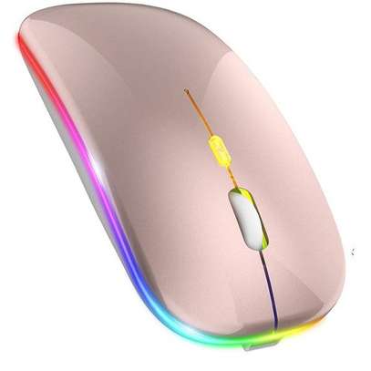 LED Wireless Mouse, Rechargeable Slim Silent image 1