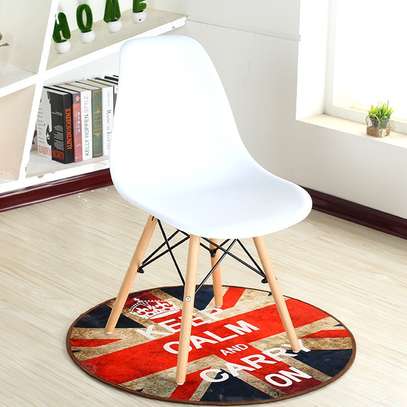 Dining Chair; Plastic Eames Armless Dining Chairs image 2