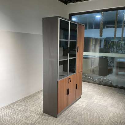 3-Door Wooden Office Cabinet image 4