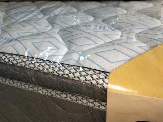 6 * 6 * 10 pillow top Mattresses 7yrs warranty we deliver image 1