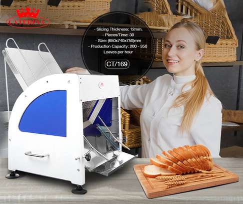 Caterina Electric Commercial Bread Slicer Machine CT 169 image 1