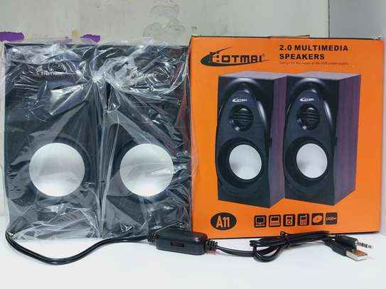 Hotmail Best Sound Multimedia Speaker For PC Heavy Bass A11 image 1