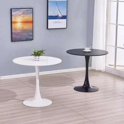 Dining Table : Black Round Dining Home Table image 3