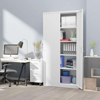2-Door Steel Vertical Office Cabinet image 3