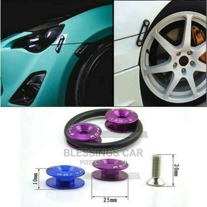 4pcs Round Clips for Bumper Fastening image 1