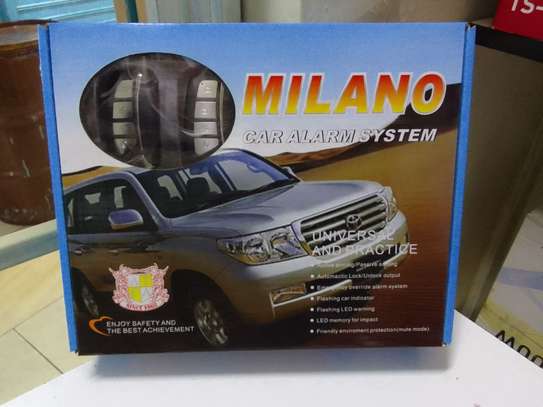 Milano car alarm system remote lock and unlock image 2