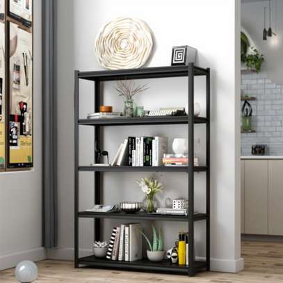 Light-Duty Metal Storage Rack – Modern Floor Shelf image 1