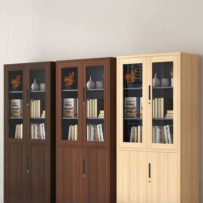 Office Cabinets: Wooden Cabinet With Key Lock Feature image 1
