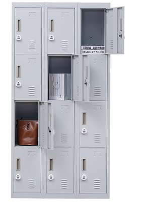 OFFICE CABINET: 12 Locker Angelica Storage Office Cabinet image 4