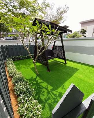 Outdoor artificial grass carpet image 3