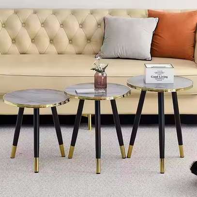 Ceramic Round Coffee Table image 3