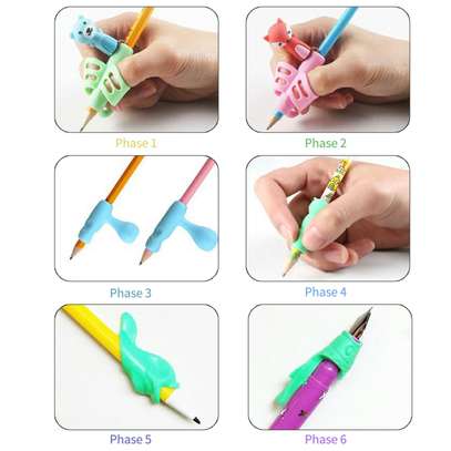 A box Children Kid Pencil Holder Pen Writing Aid Grip image 2
