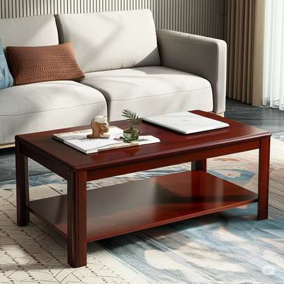 Coffee Table: Executive Mahogany Office Coffee Office Table image 1