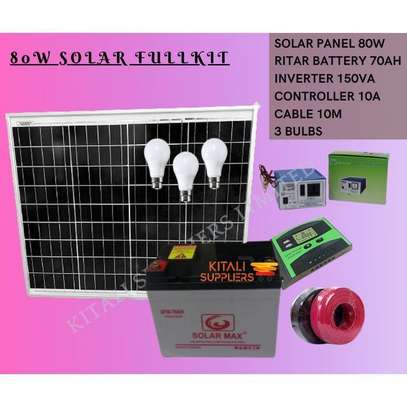 80w solar fullkit  system image 1