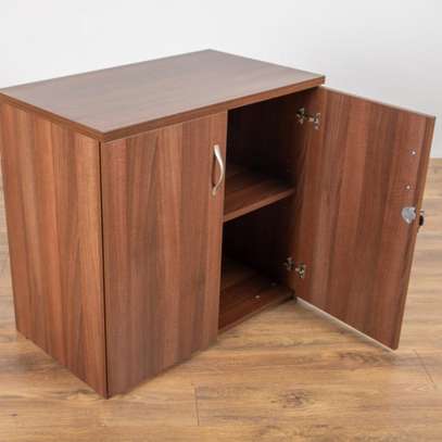 2-Door Wooden Credenza Office Cupboard image 6
