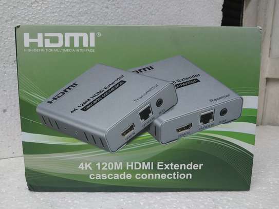 120M HDMI Extender Cascade Connection By Cat5e/6 CAT6 RJ45 image 1