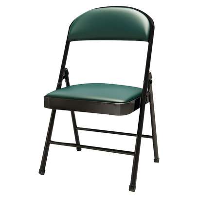 Office Chair: Elegant Modern Black Steel Conference Chair image 2