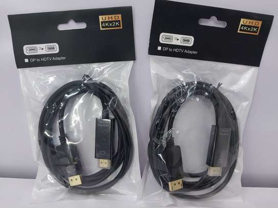 DisplayPort to HDMI Cable5ft(1.5m),DP to HDMI Cable 4k,1080P image 2
