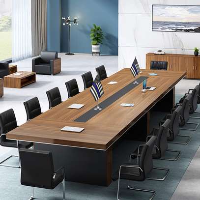 3 M Rectangular Boardroom Table image 5