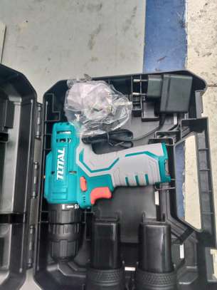 Total cordless drill 12 v with 2batteries pack image 1