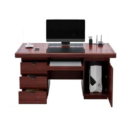 1400mm executive office table with drawers image 5