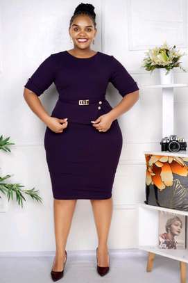 AMERI LADY おもしろ LIKE PEPLUM DRESS 