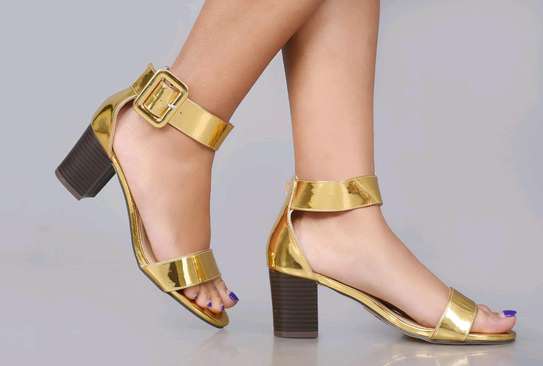 Luxe chunky heels image 7