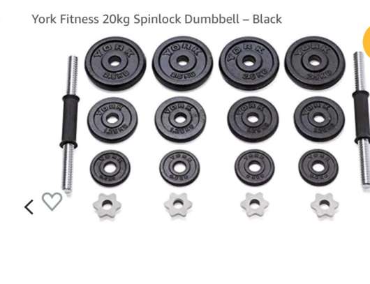 50kgs adjustable dumbells set image 1