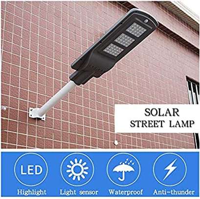 60W LED solar streetlight with PIR CDS sensors image 1