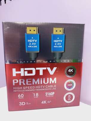 5M HDMI 4K 2.0V Premium High Speed HDTV Cable 60hz image 1