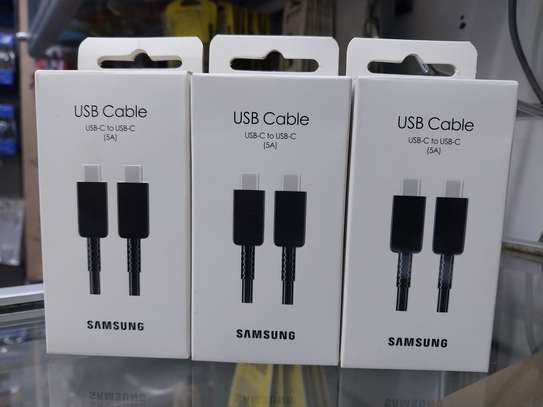 Samsung USB TYPE C TO TYPE C CABLE 5A 45W PD COMPATIBLE image 3